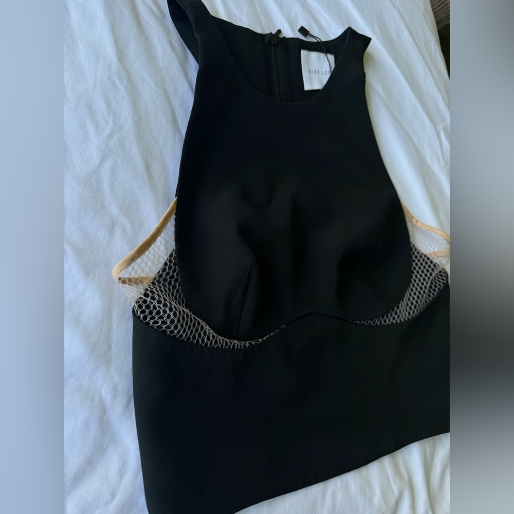 Dion Lee mesh cut out sports top